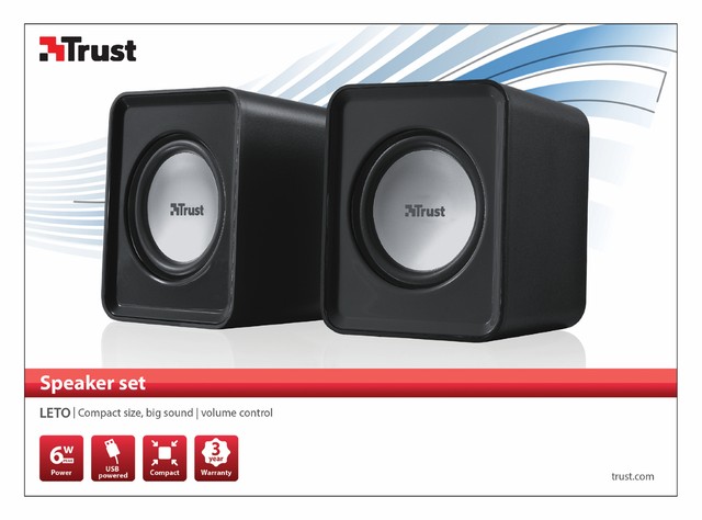 trust 2.0 speaker set