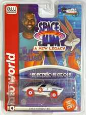 2021 AUTOWORLD HO Ultra-G T-Jet RARE WHITE CHASE CARD FORD GT40 Slot Car