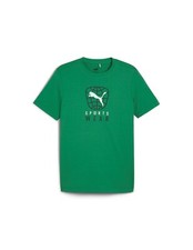 T-shirt manica corta uomo Puma Better Sportswear Tee 679001-86 verde-bianco-nero