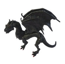 Forest Dragon Action Figurine Safari Ltd 2010 Mythical Creature Black Dragon