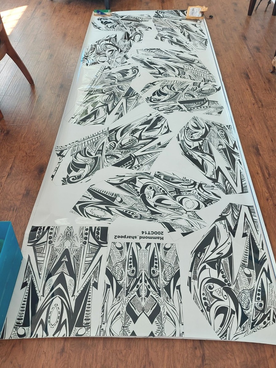 BikeSkinz Entire Motorcycle Wrap for Kawasaki zx6r