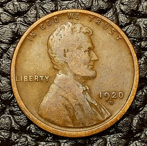 1920-D Lincoln Wheat Cent ~ FINE (F / FN) Condition ~ COMBINED SHIPPING!