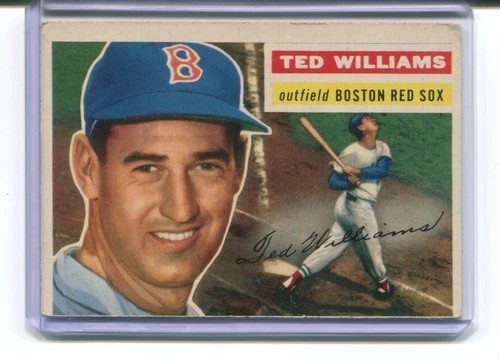 1956 Topps Ted Williams Boston Red Sox HOF #5 VG