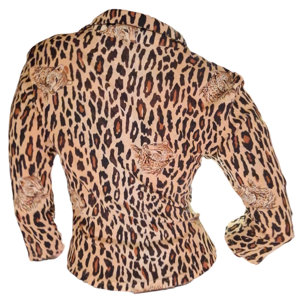 leopard second skin l/s y2k grunge 平成 leopard second skin l/s y2k grunge 平成