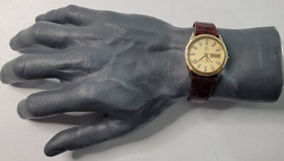 Rare Omega Seamaster 20 Microns Diamond Dial Ca.1425 Quartz Men's