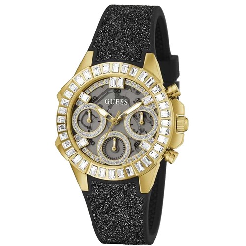 GUESS W0822L1 Brocade Red Floral Dial Women