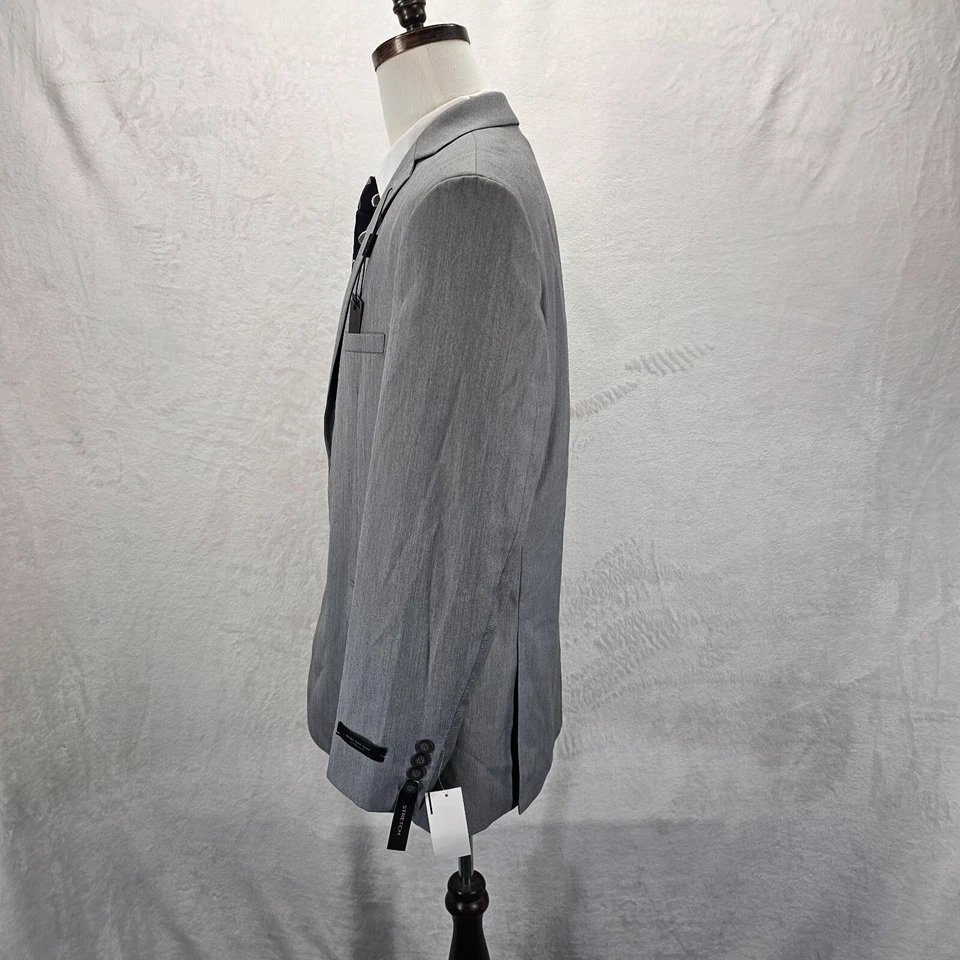 NWT Marc New York Andrew Marc Men's Casselman Blazer Suit Jacket Light Gray 44R - Image 3 of 4