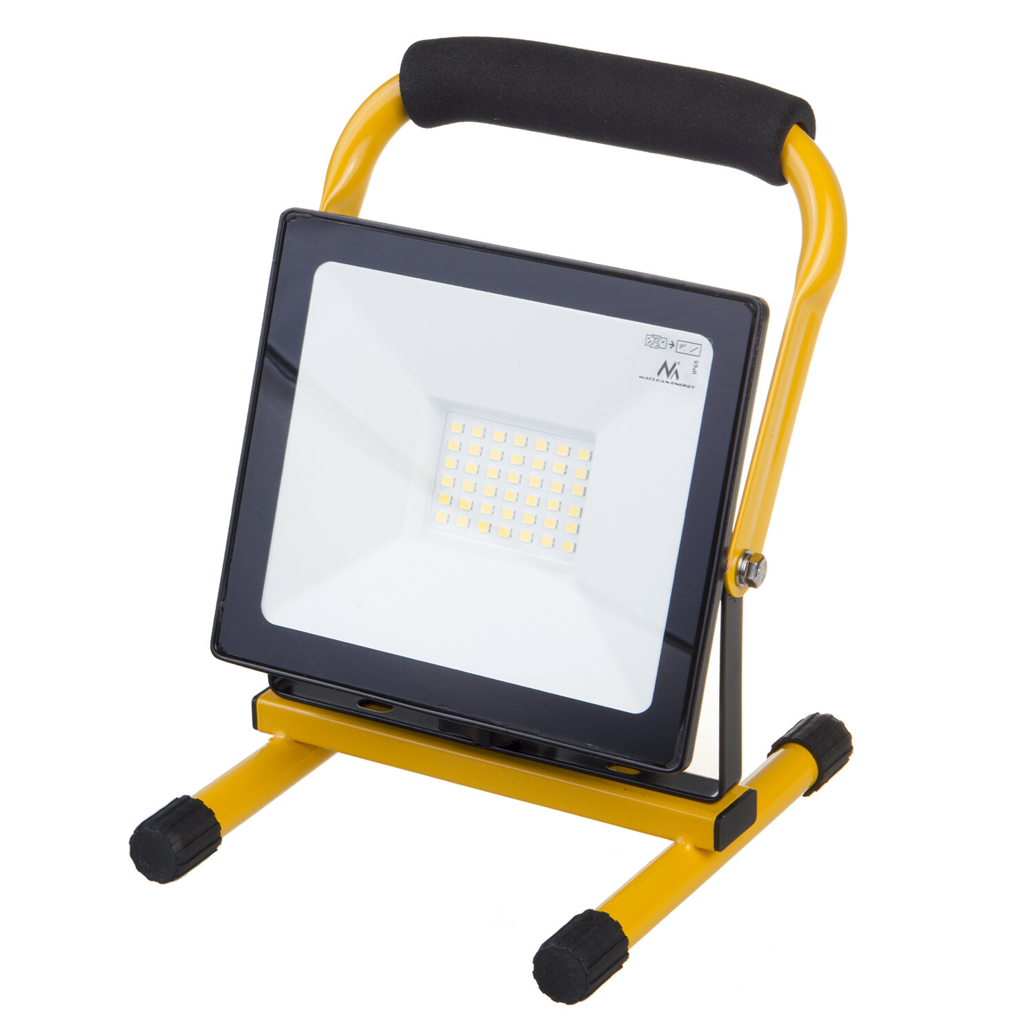 Lampe halogène de chantier blanche 50W MCE550 avec support