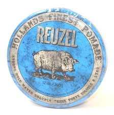 Reuzel Blue Water Soluble Pomade, 12 oz (340g) Can *New* REU012