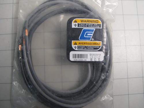 Copeland 529-0060-24 Power Cable w/ Molded Plug NEW