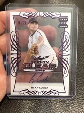 2021 Leaf Trinity Clear Auto Purple /20 Ryan Cusick #CA-RC2 Auto