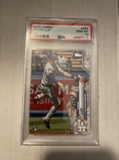 2020 Topps GAVIN LUX PSA 10 SP Gem Mint Rookie RC Dodgers #292 Jumping Variation