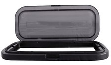 Marine Boat Waterproof Splash Guard in Black For Kenwood KMR-D768BT Receiver