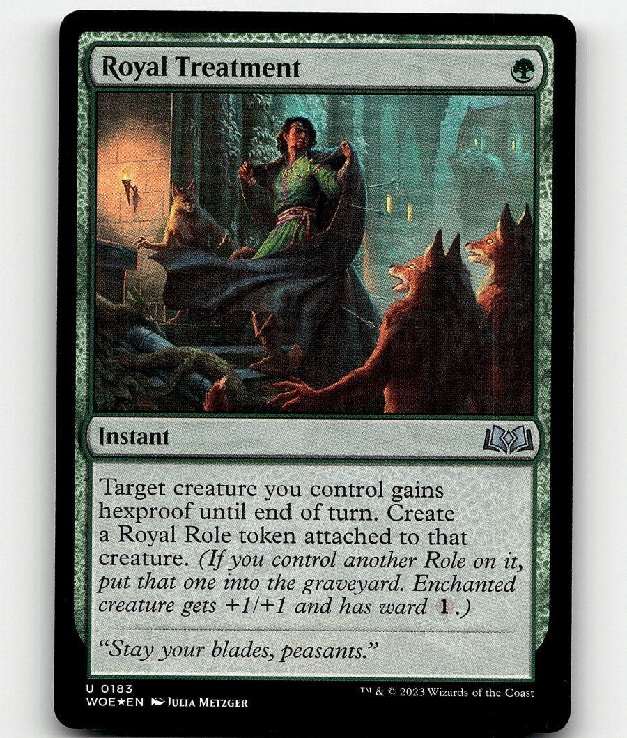 FOIL - MTG Royal Treatment 183 - Wilds of Eldraine | eBay