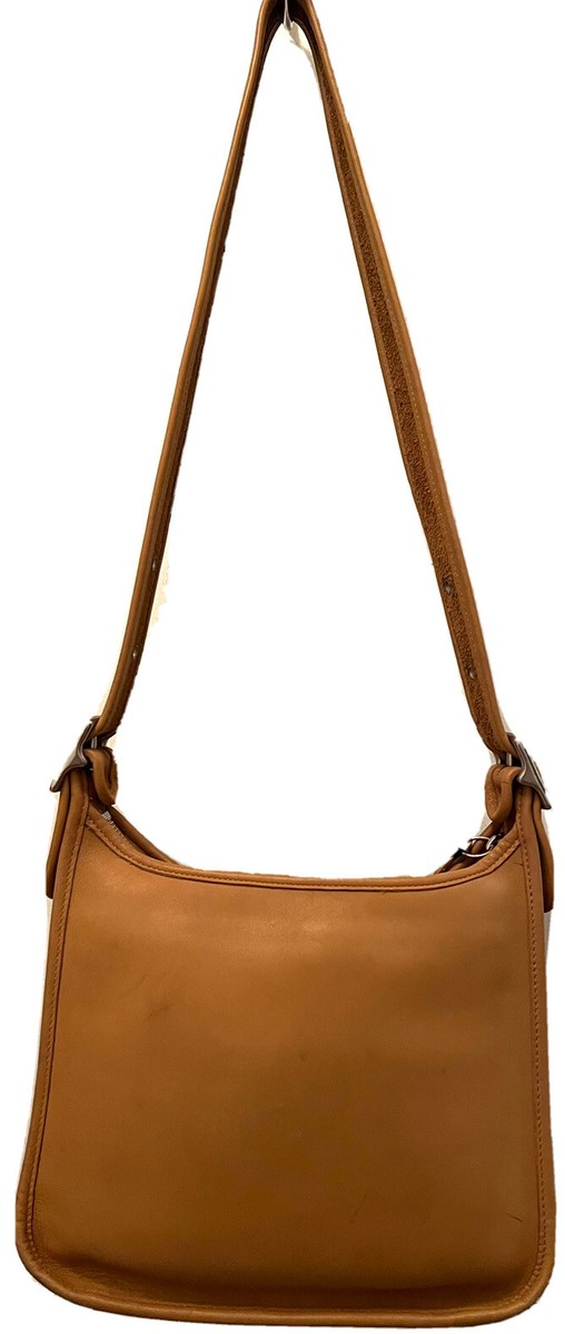 Coach Vintage Messenger Bag Shoulder 茶 VINTAGE COACH CROSSBODY SHOULDER MESSENGER BAG BROWN LEATHER
