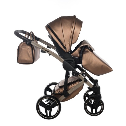 JUNAMA FLUO LINE V2 BABY PRAM STROLLER 3in1 CARRYCOT+ PUSHCHAIR + CAR SEAT - Picture 44 of 84