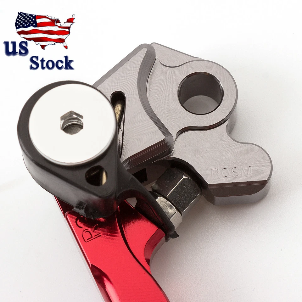 USA For Honda CRF250R CRF450R CRF450RX 2007-2019 Dirt Pivot Brake Clutch Levers - Image 4 of 4
