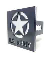 Hitch Cover 2 Receiver 4 X 4 Heavy Duty Army Design Plug Steel Tow Truck