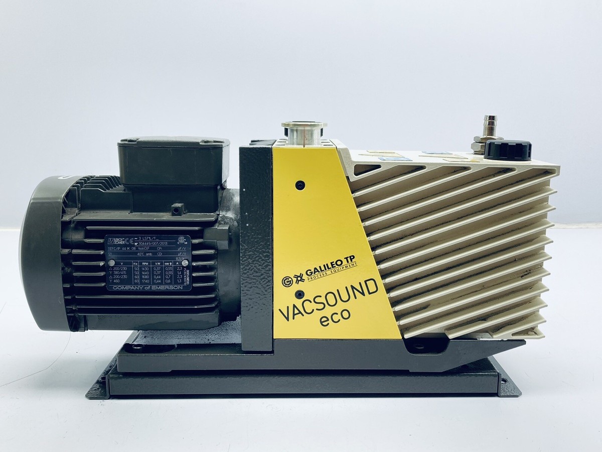 GALILEO TP D12 VACSOUND ECO ROTARY VANE PUMP - SIMILAR TO AGILENT