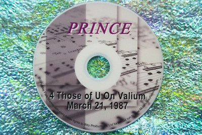 PRINCE 4 Those Of U On Valium March 21, 1987 RARE DVD