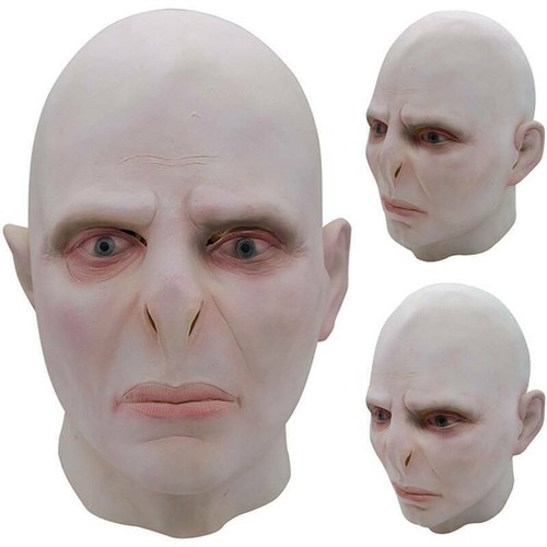 Voldemort You Know Who Vollen Kopf Latex Maske Cosplay Kostüme Harry Potter DE-. - Bild 3 von 13