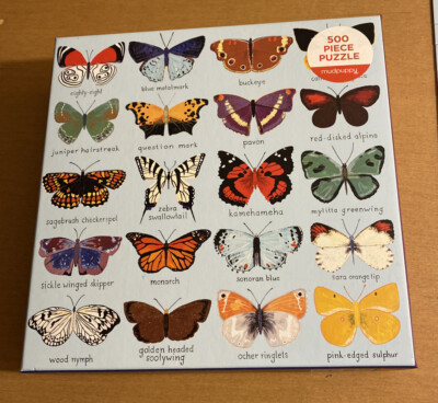 Mudpuppy 500 Piece Puzzle Called Butterflies Of North America