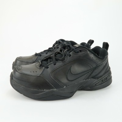 Nike Men's Air Monarch IV Walking Athletic Shoes Size 9.5 4E WIDE Black Leather | eBay