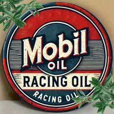 GAS Oil Rustic Sign Rustic METAL RETRO Garage Man Cave MOBIL GAS