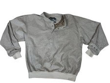 Zero Restriction Golf Outerwear Tan Sub Microfiber Polyester Men's Large 1/4