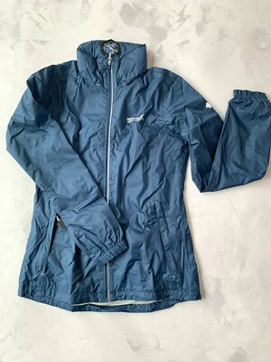 Regatta Womens Corinne IV Waterproof Packaway Jacket Navy Blue
