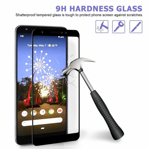 Full Screen Cover Tempered Glass Screen Protector Google Pixel 8,7,9a,6,5,9/9Pro - Picture 9 of 24