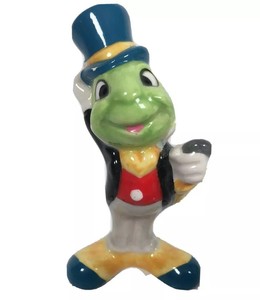 Disney Jiminy Cricket Figurine Hand Painted Ceramic Collectible Vintage | eBay