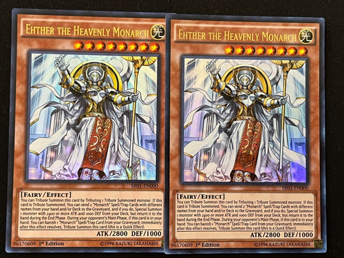 YUGIOH DOMAIN MONARCH DECK- ZABORG- CAIUS- EREBUS- EHTHER- TENACITY- PANTHEISM - Picture 2 of 14