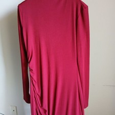 NWT Cider Dress Ruched Side Bodycon Red Size XL