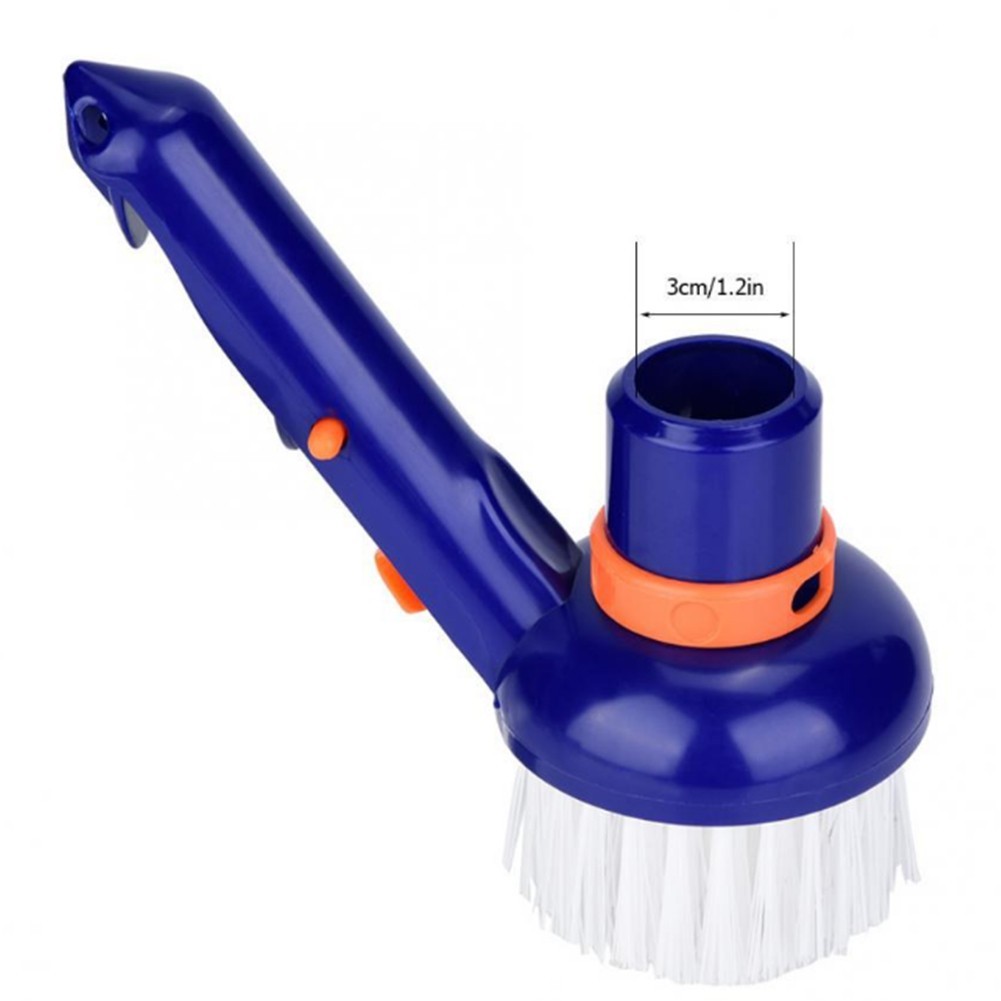 Cepillo de limpieza de piscina resistente para una limpieza eficaz de paredes e inferiores de piscinas
