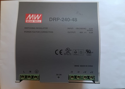 MeanWell DRP-240-48 240W 48V 5A Hutschienen Schaltnetzteil DIN-RAIL