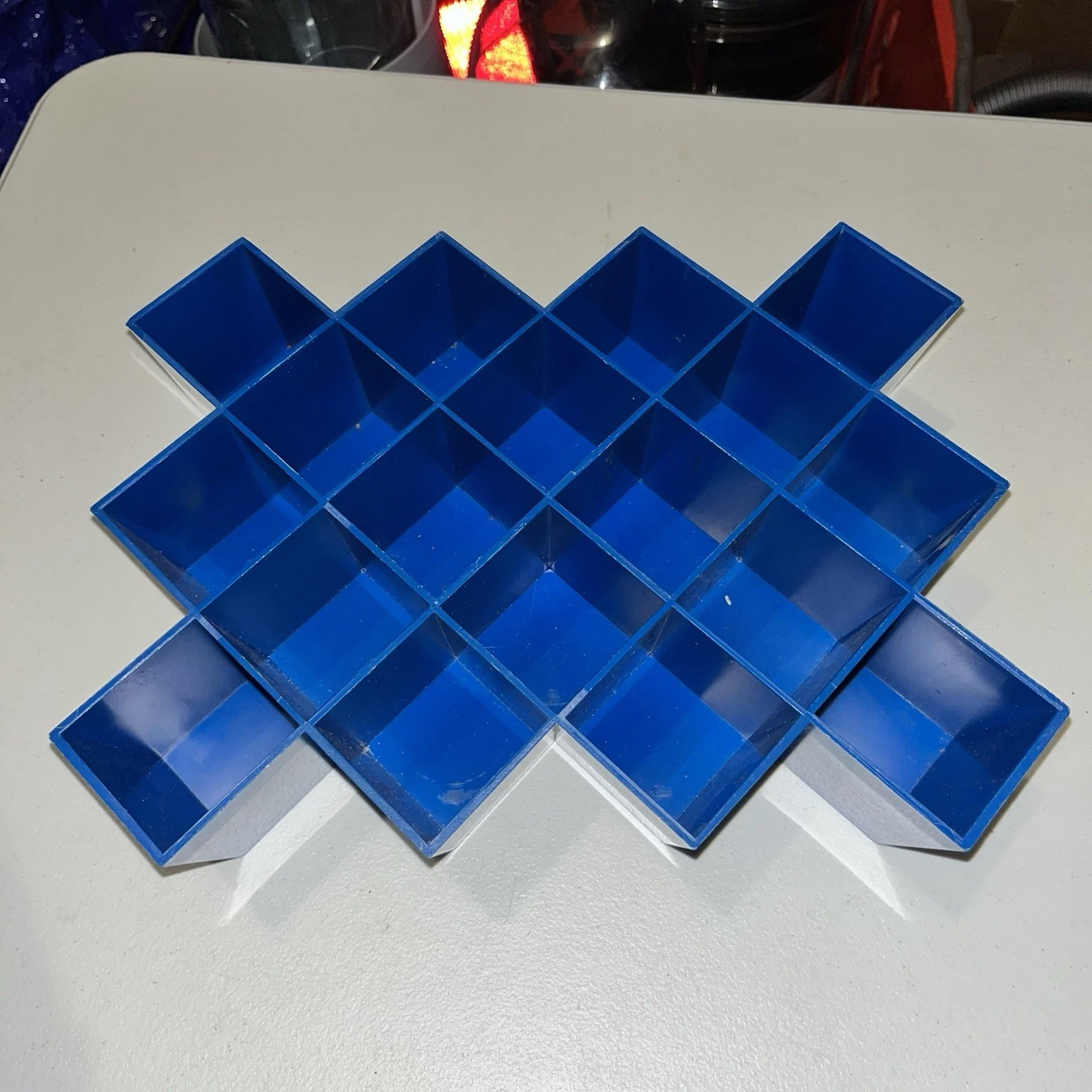 Vintage COPCO Danish Modern Lubge Randel Blue Wall Spice Rack