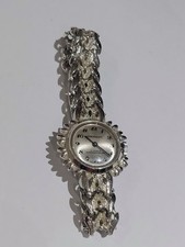 Corocraft Ladies Cocktail Watch Manual Wind Silver Tone