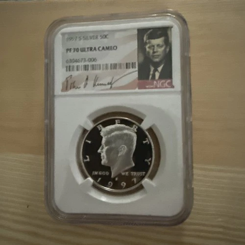 1997 S Silver Kennedy PF70 Ultra Cameo