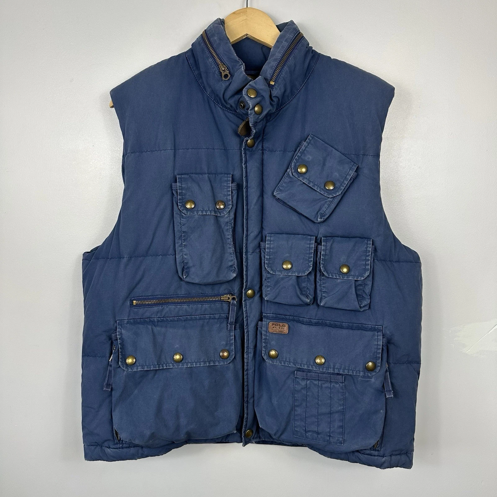 Polo Ralph Lauren Utility Vest Puffer Jacket Down RRL Country Blue, Mens Medium
Opens in a new windo
