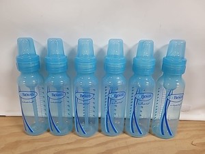 Dr. Brown's Natural Flow Bottles Blue- 6 Bottles - 8 Oz bottles