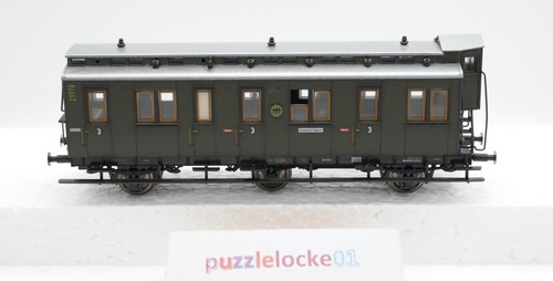 Roco 44589 H0 Abteilwagen 3.Kl. der DRG. 3-achser mit Bremserhaus in OVP (26033) | Zustand: Gebraucht