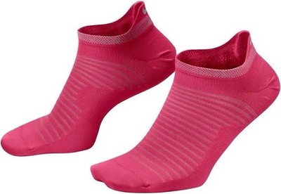 Nike Spark Lightweight No Show Running Socks Pink Men 8-9.5 Women 9.5-11