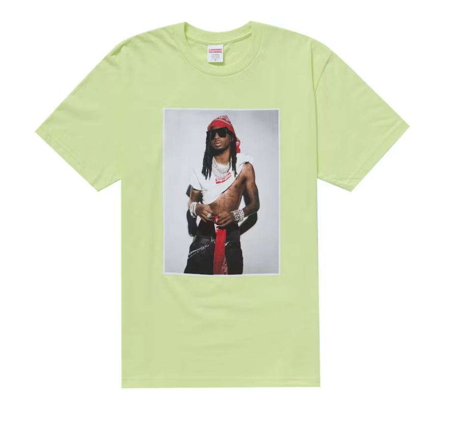 Supreme NBA Youngboy Playboi Carti Tee Pale Green Khaki Purple M/L