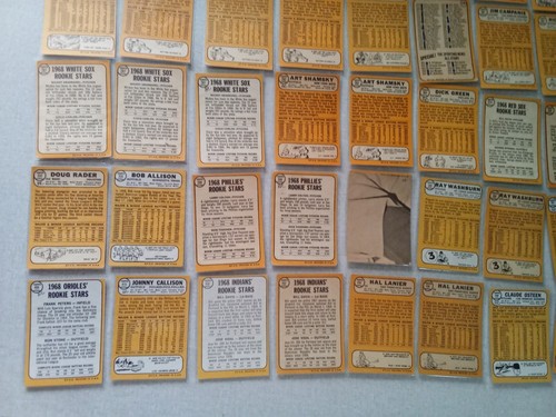 1968 Topps Baseball Card Set Builder Lots - 459 total Cards 322 Different - Picture 14 of 15