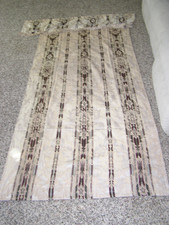 Living Room Drapes Set 78"L,38"W 4 Valances,each 53"W 2 Tie Backs
