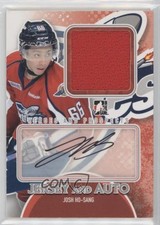 2012-13 ITG Heroes and Prospects Jersey Silver /40 Josh Ho-Sang #MA-JH Auto i9i