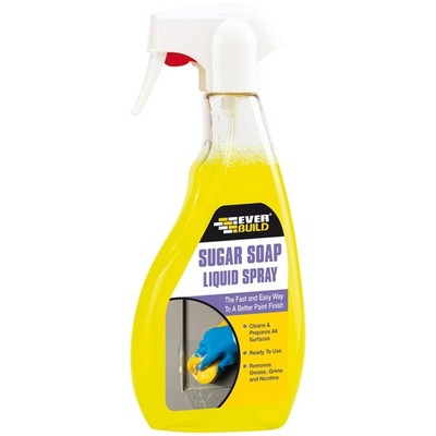 Everbuild Sugar Soap Trigger Spray 500ml 16.91 Fl Oz (Pack of 1)