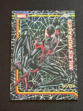 2026 Topps Chrome Marvel Miles Morales Spider Web Refractor /399 #78