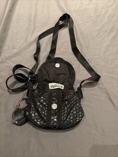 Borsa a tracolla Kipling "Tally" o "Keiko" mini marsupio nylon nero piccola